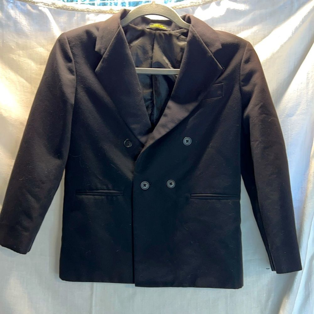 Boys Black Button Suit Jacket Size 10 Brand Arrow